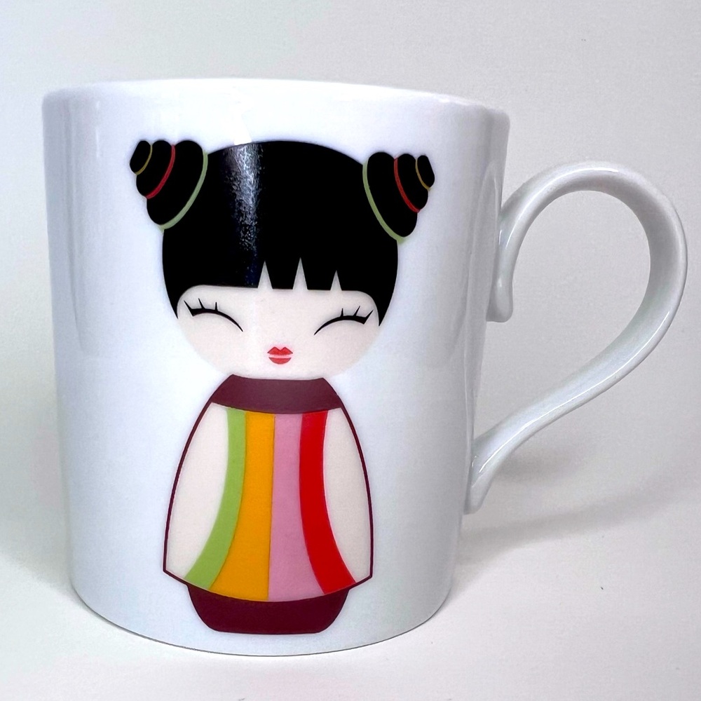 Momiji Party Girl Doll Japan Mug 8oz Coffee Tea Cup